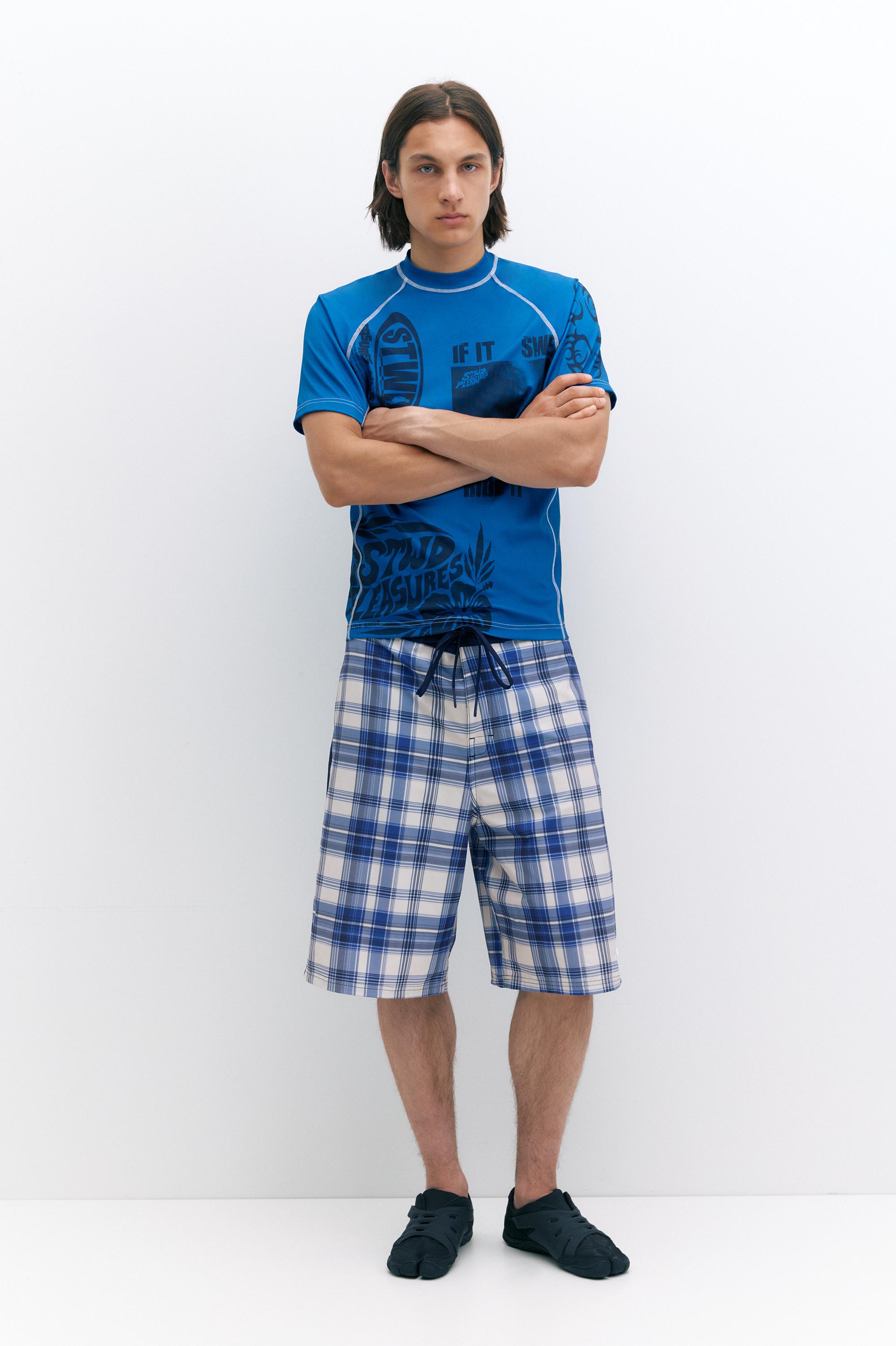 Pleasures x STWD T-shirt — Blue
