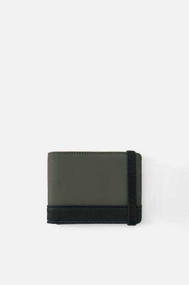 Rubberised purse — Khaki 1