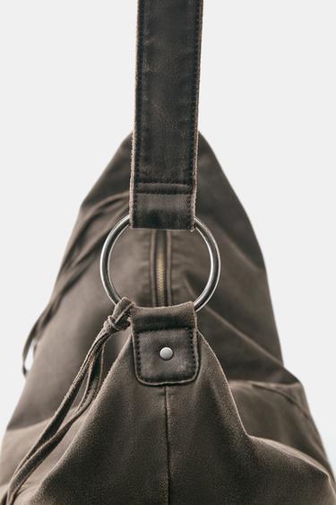 Crossbody bag with straps — Brown 4