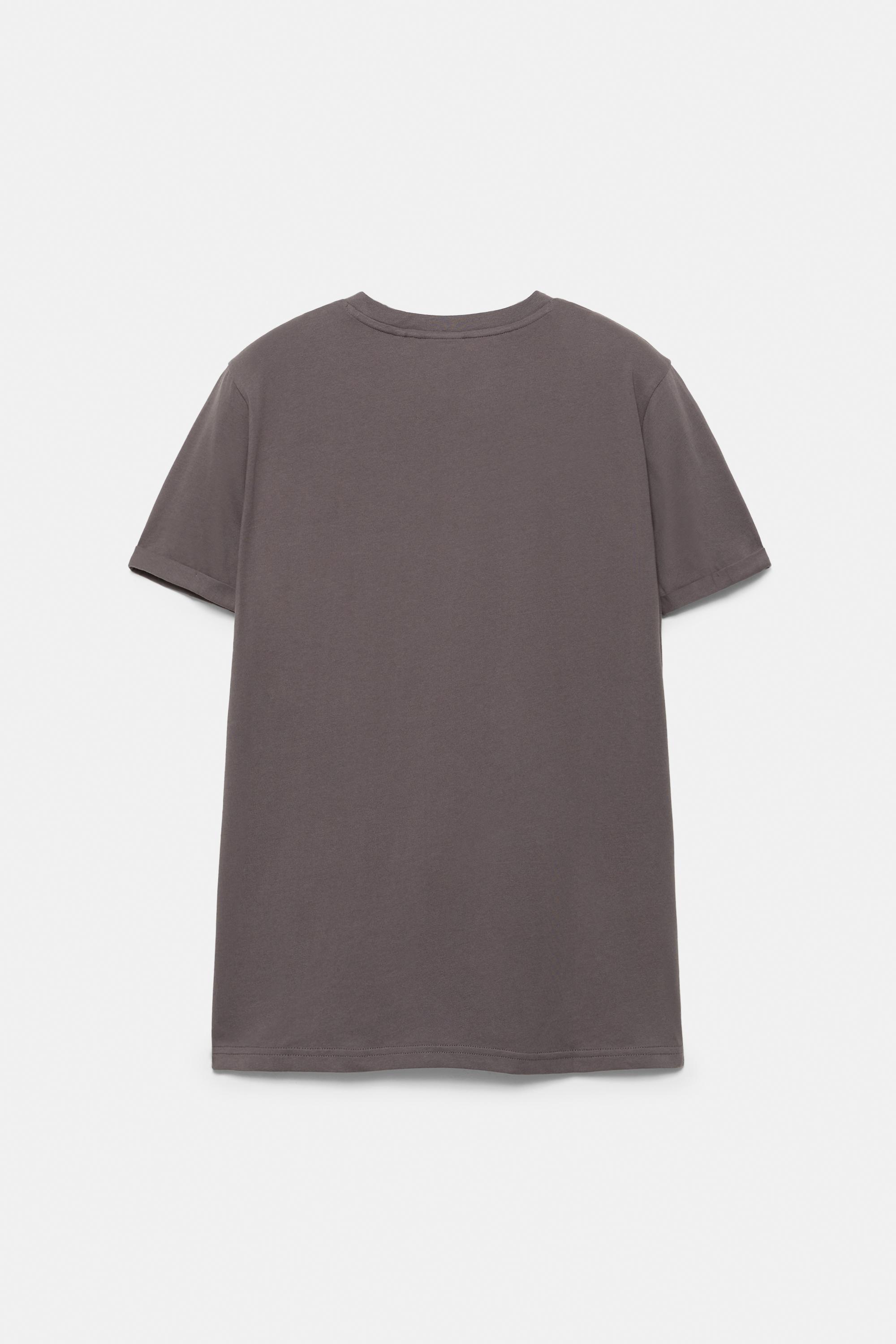 Muscle fit T-shirt — Anthracite grey