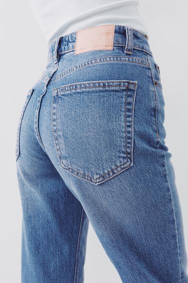 High-waist slim fit jeans — Medium blue 4