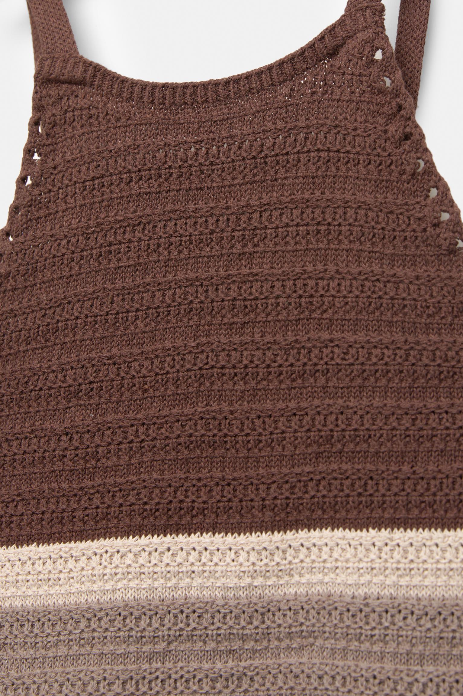 top crochet pull and bear