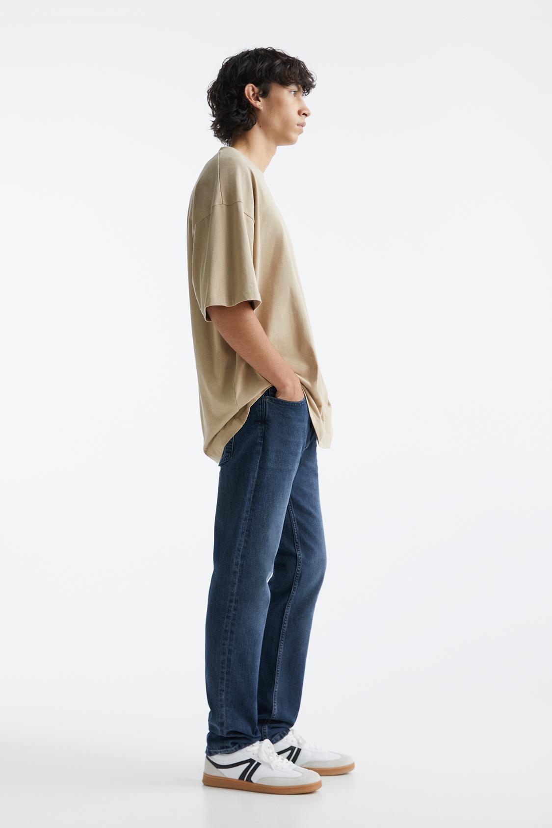 Basic straight-fit jeans - PULL&BEAR
