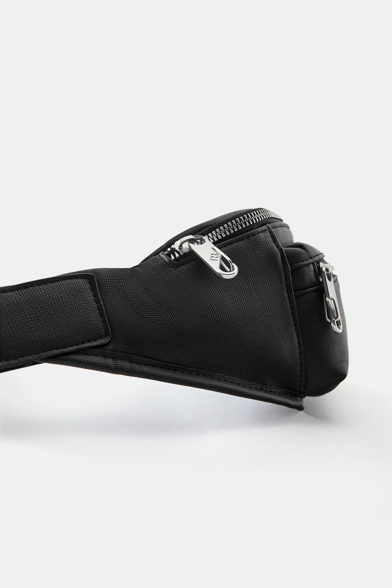 Belt bag with pockets — Black