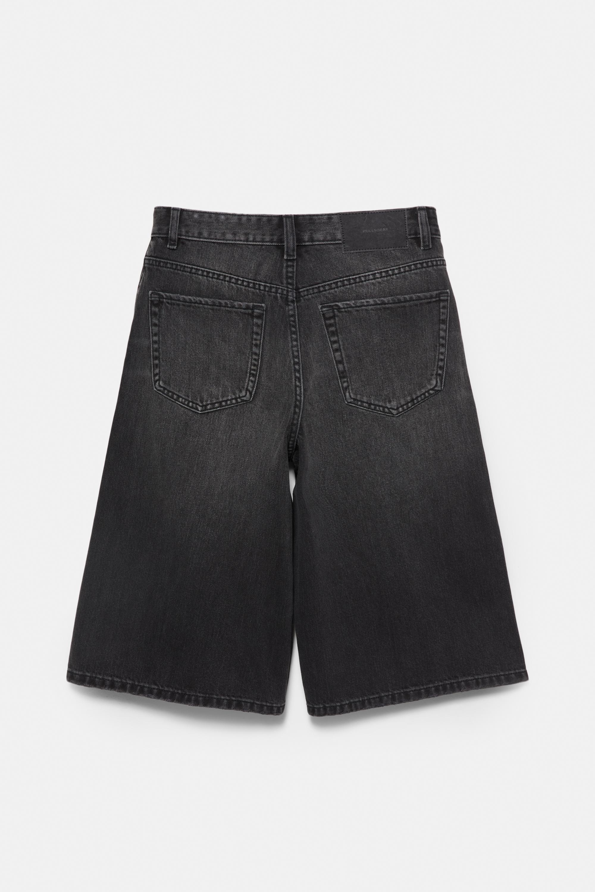 Düşük bel denim şort - Görsel 65