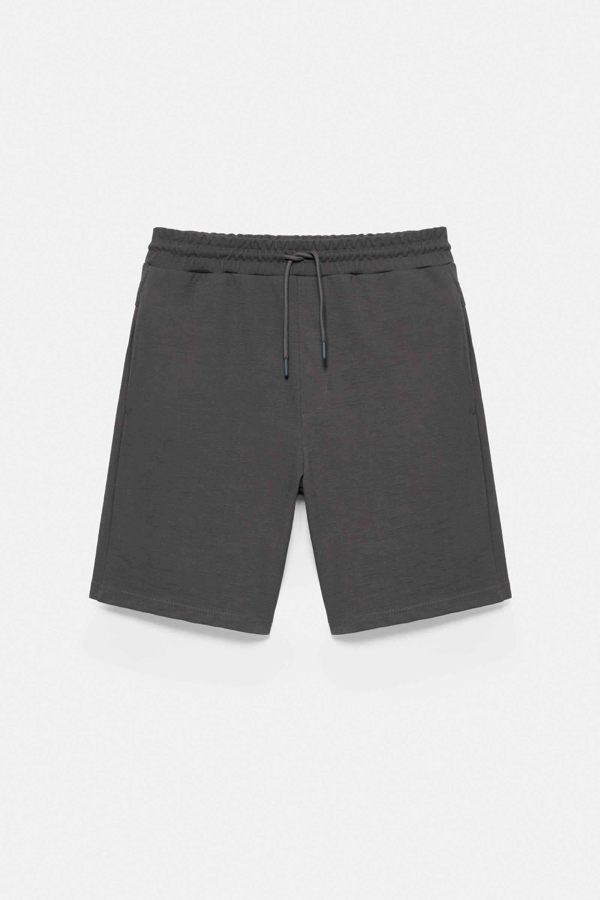 Relaxed fit Bermuda shorts — Anthracite grey