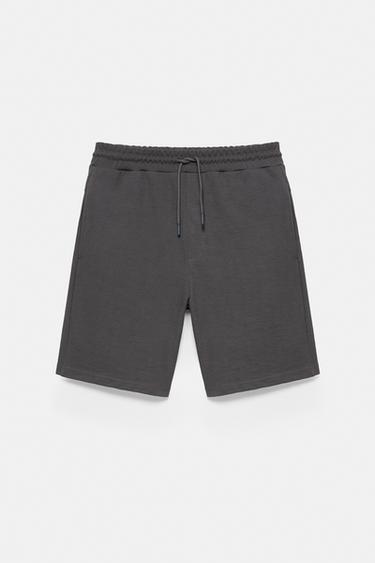Relaxed fit Bermuda shorts — Anthracite grey 7