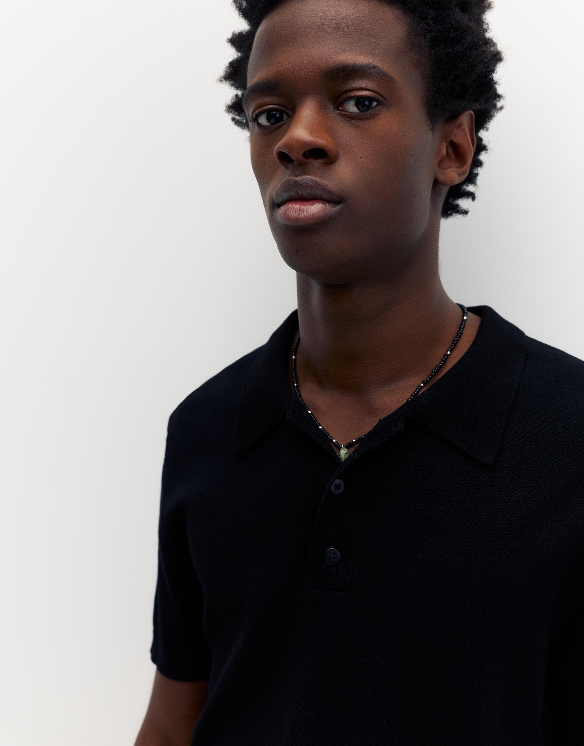 Kısa kollu örgü polo - Görsel 103