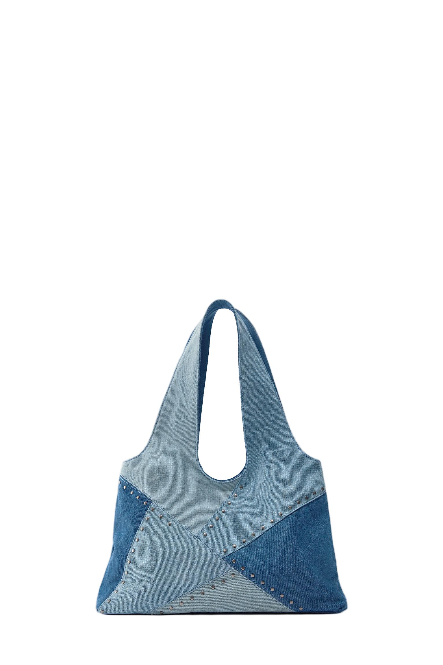 Denim patchwork shopper bag — Jeans