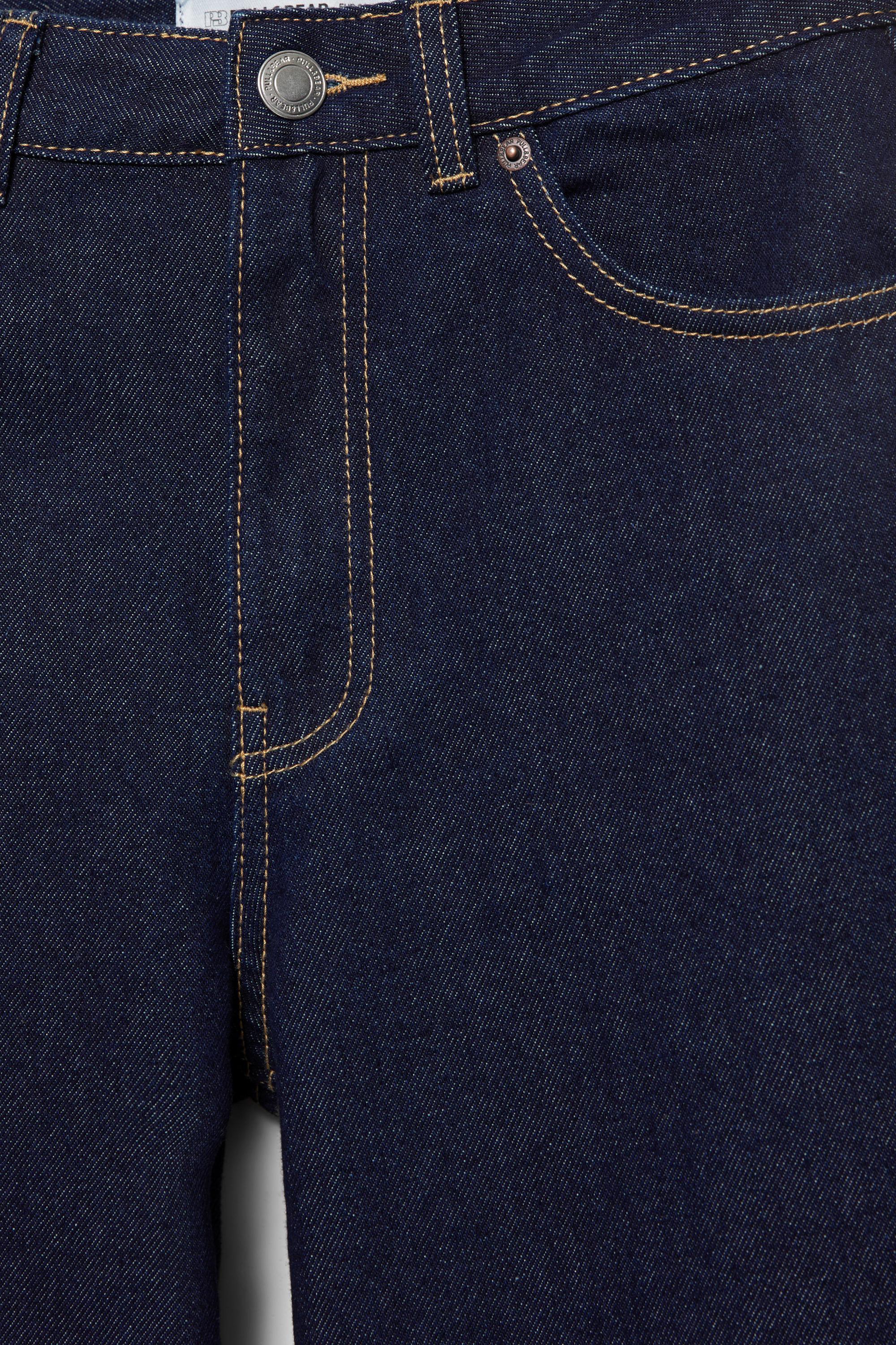 High-waist wide-leg jeans — Ink blue