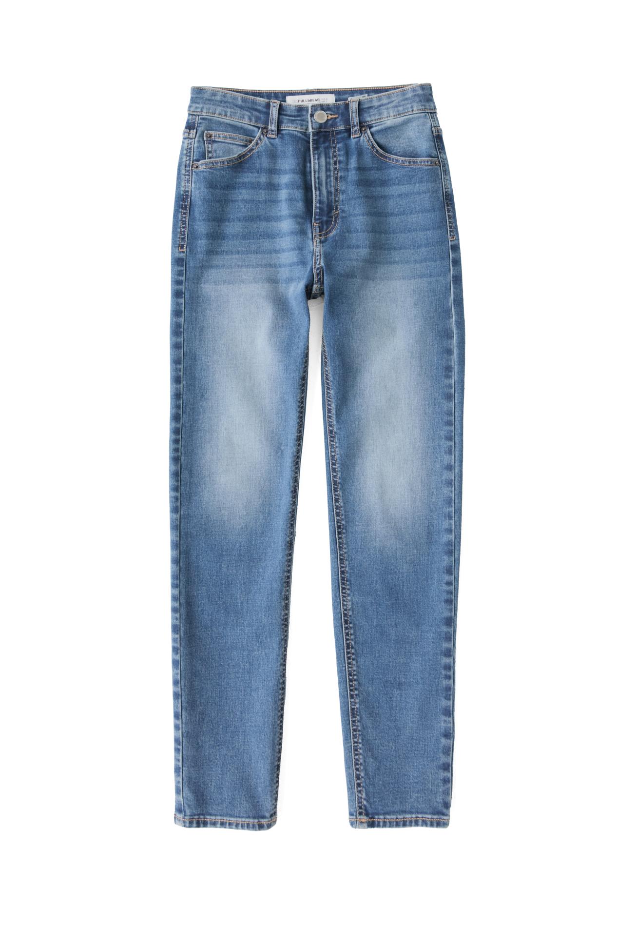 High-waist skinny jeans — Pale blue