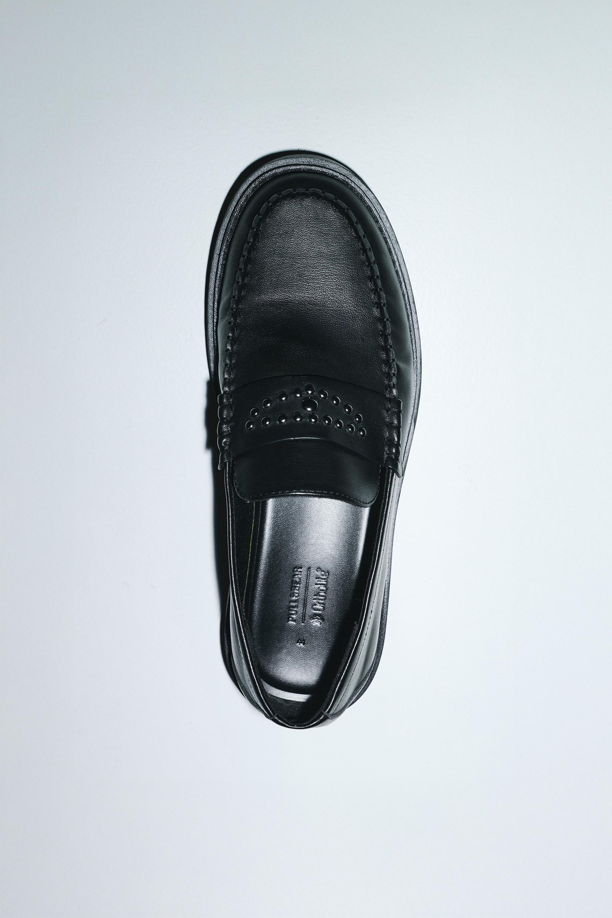 Studded loafers — Black