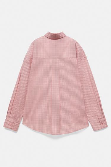 Check shirt with pocket — Chalk pink 7