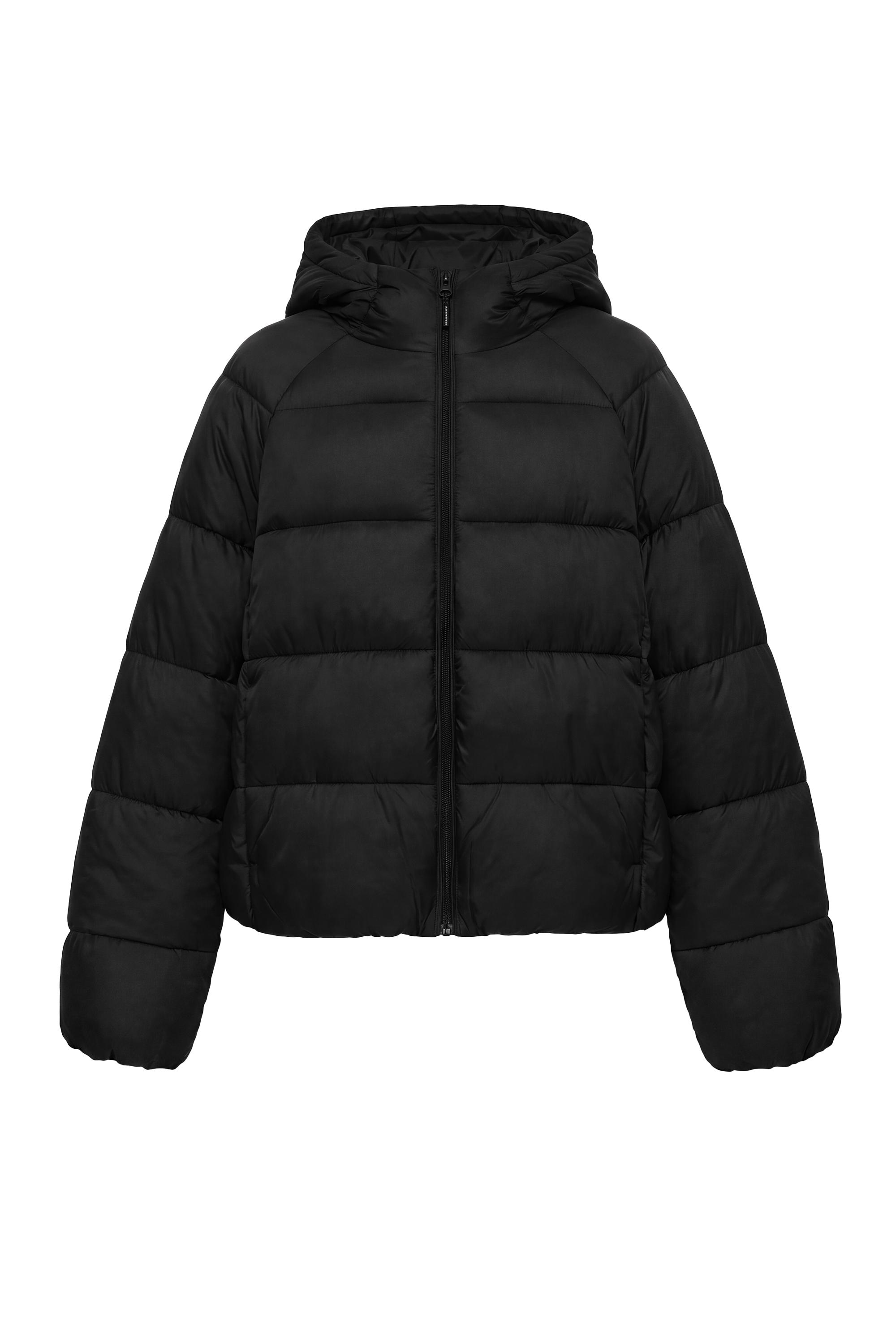 Pull&Bear Kapüşonlu şişme mont görsel 3