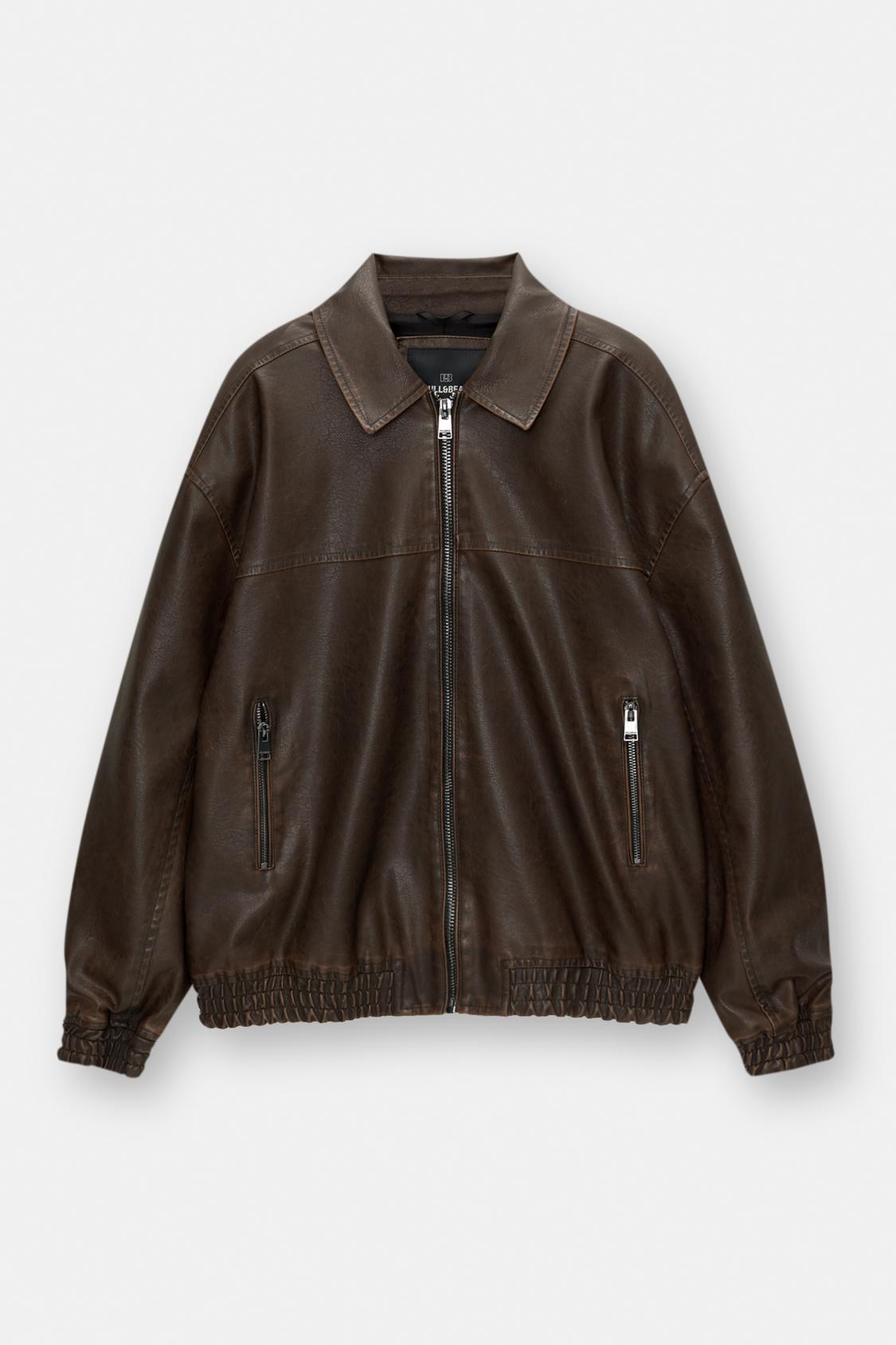 Bomber Jacket Cazadoras Pull Bear Cazadora Bomber Cazadora De Piel