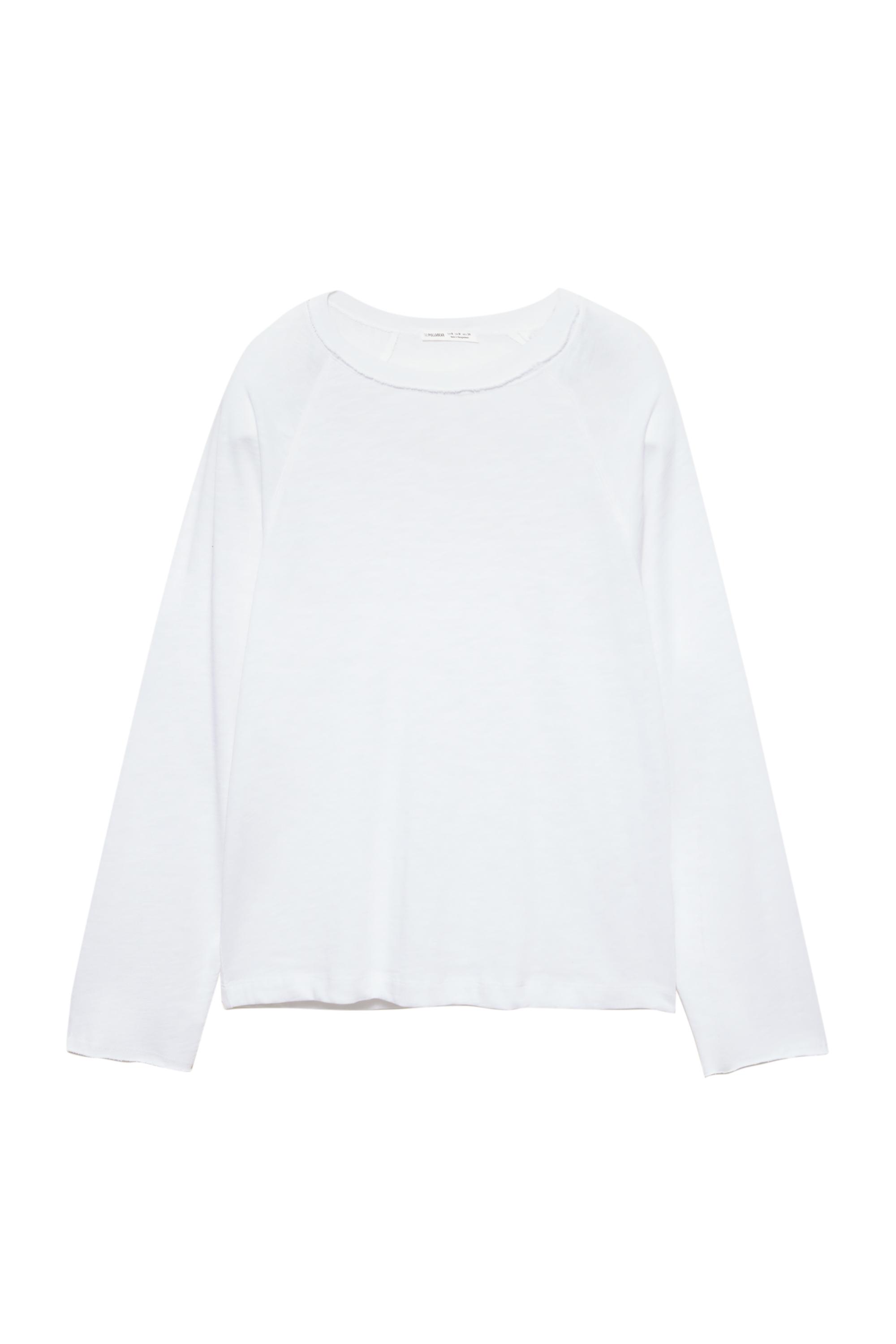 Uzun kollu reglan kesim t-shirt - Görsel 66