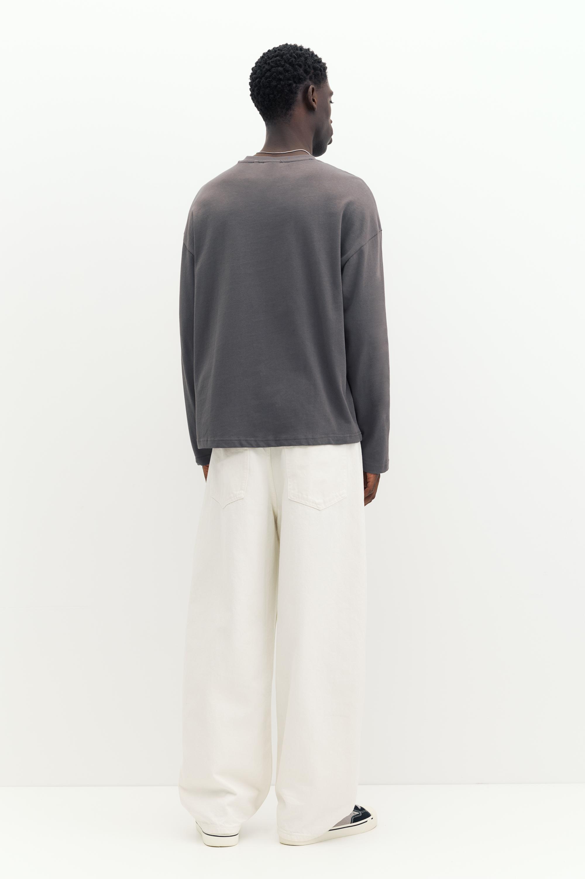 Heavy weight relaxed fit T-shirt — Anthracite grey