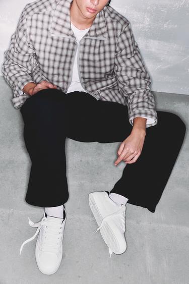Casual stitched trainers — White 2