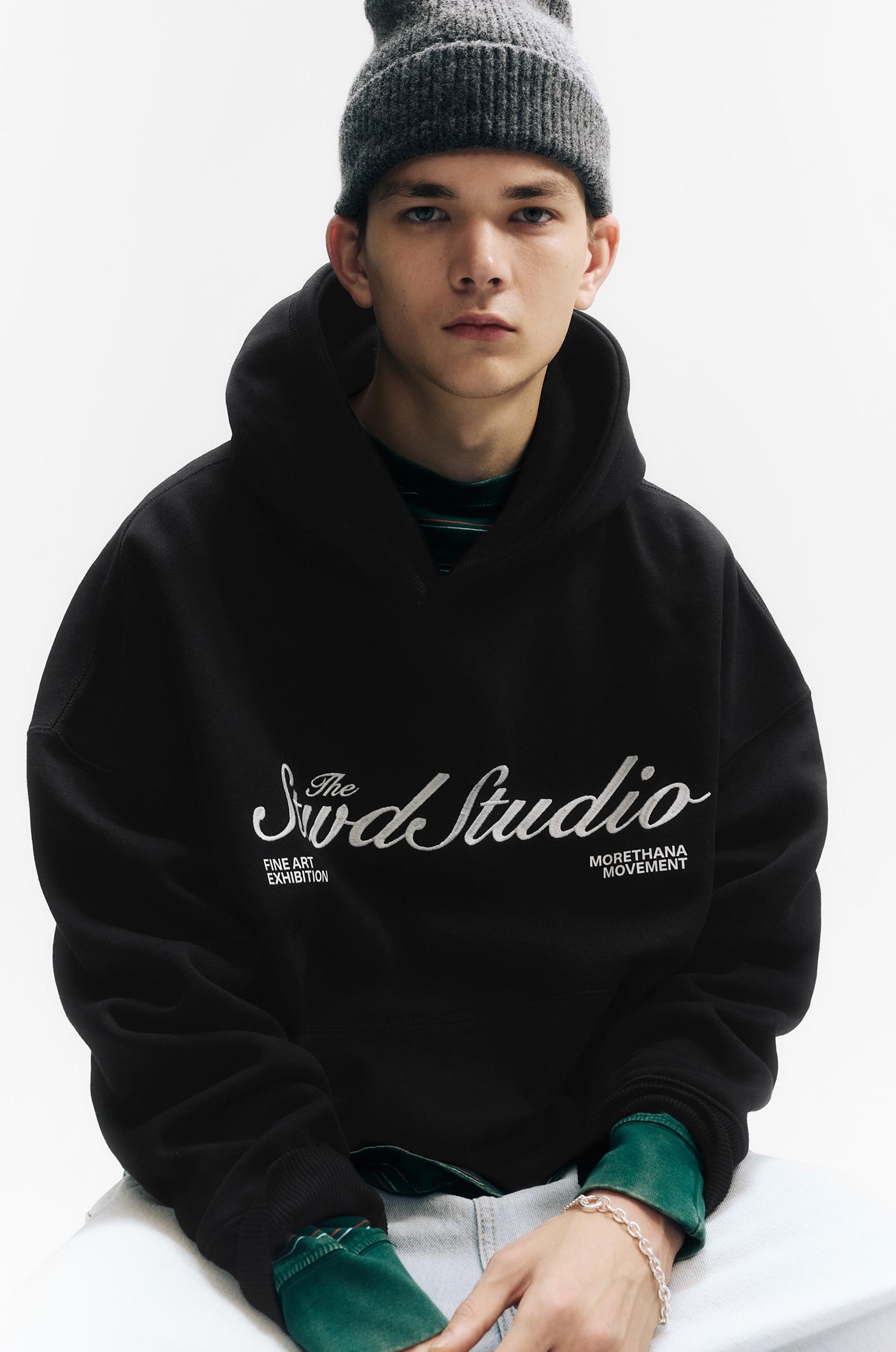 STWD Studio kapüşonlu sweatshirt - Görsel 24
