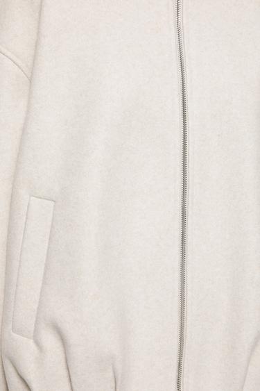 Wool-blend balloon bomber jacket — Beige 8