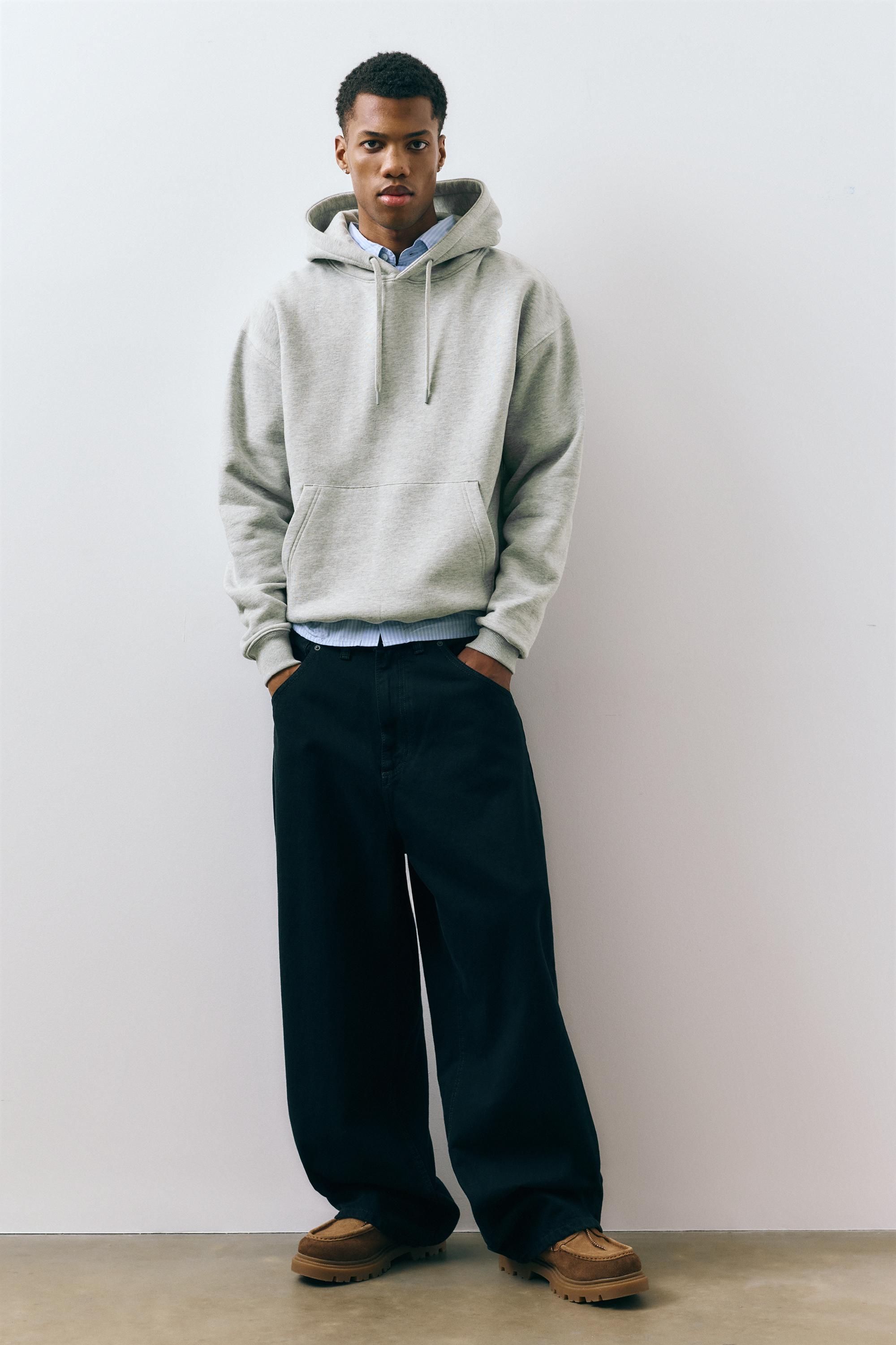 Basic kapüşonlu sweatshirt - Görsel 64