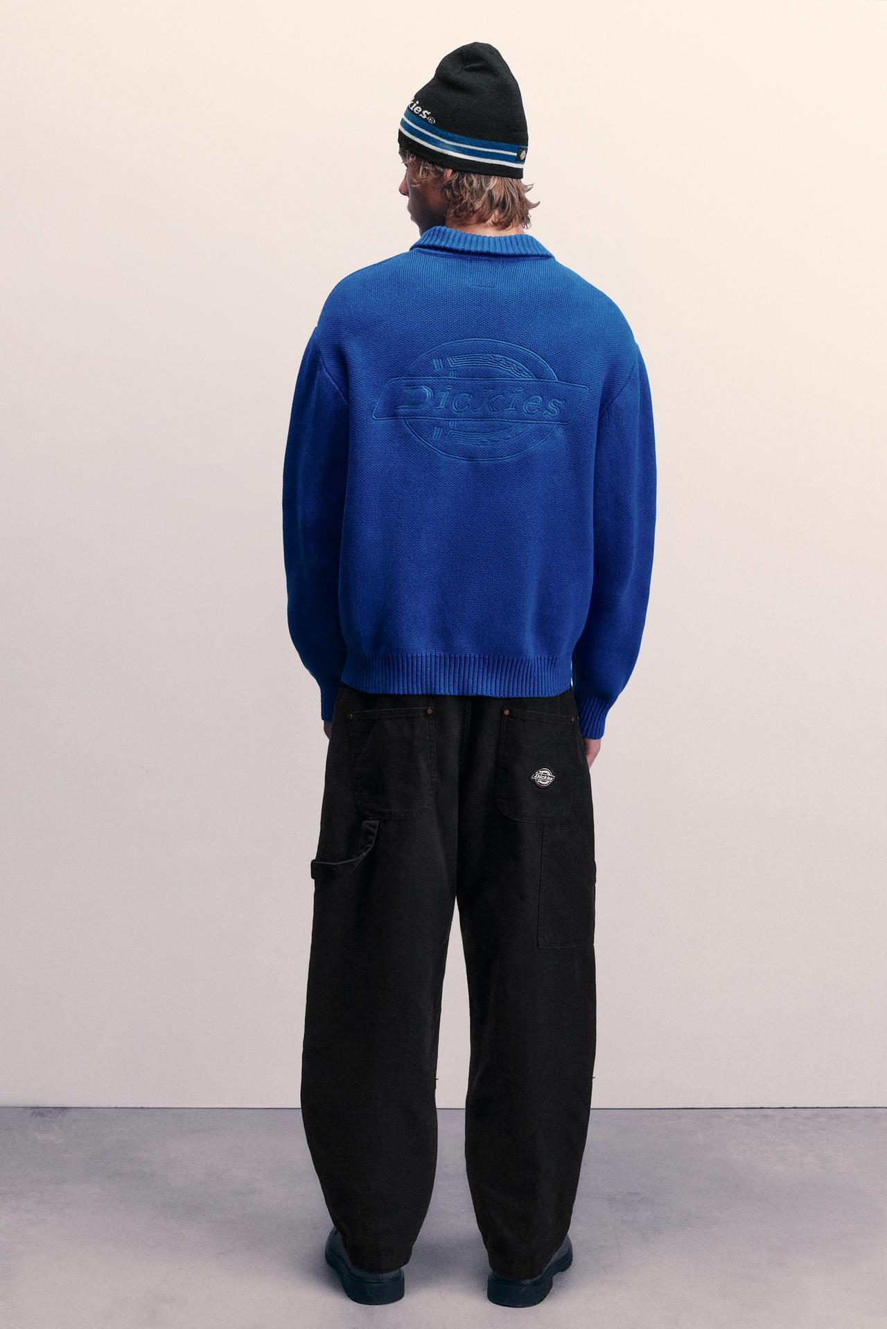 Dickies blue cardigan — Bluish