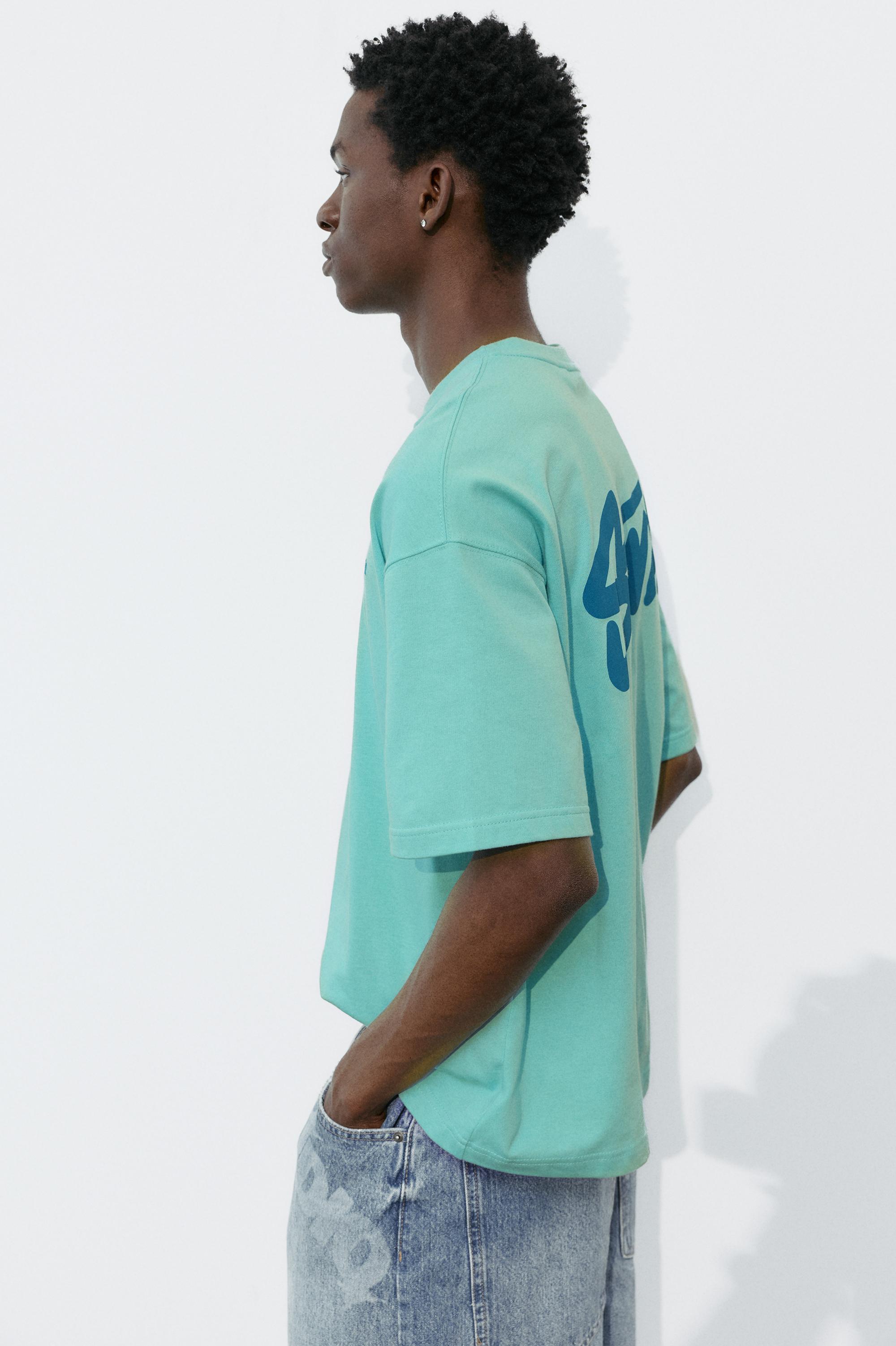STWD logo boxy T-shirt — Green