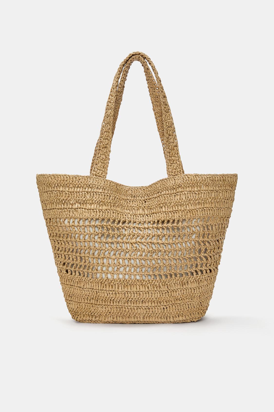 Tote Bag Bolso Capazo Pull And Bear White Pull Bear Bolsos Pull