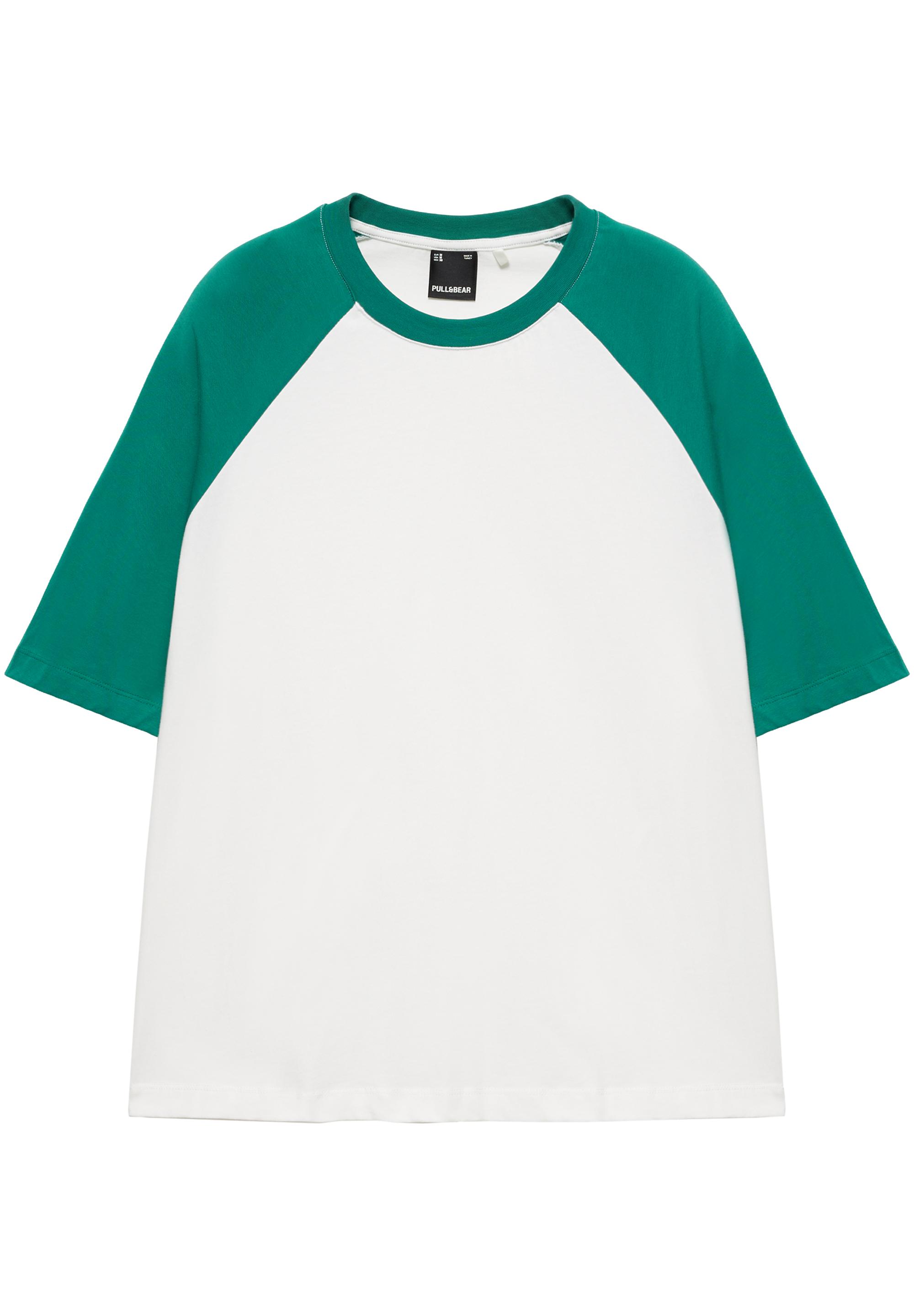 Raglan sleeve T-shirt — Green