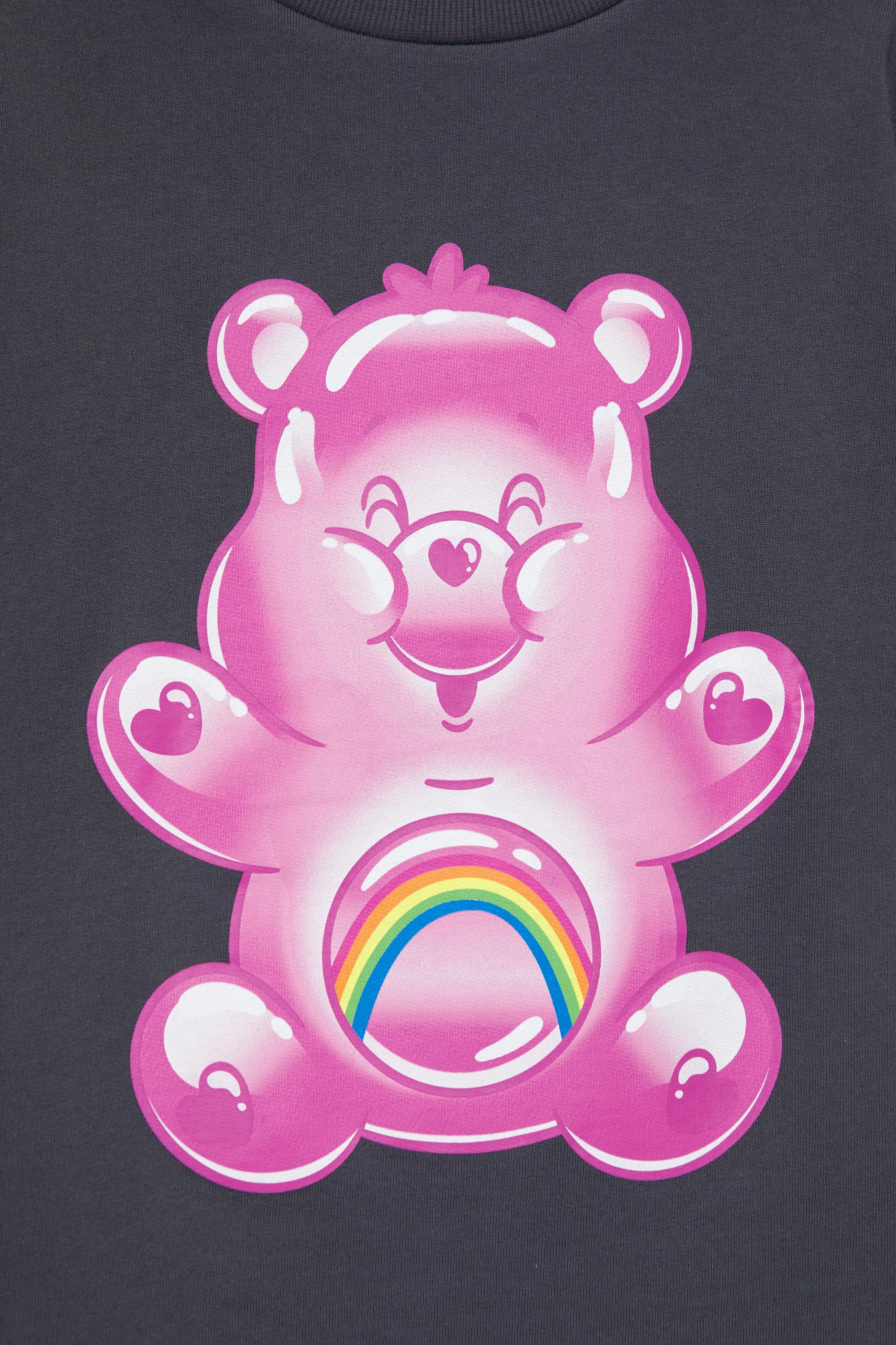 Care Bears regular fit T-shirt — Faded black