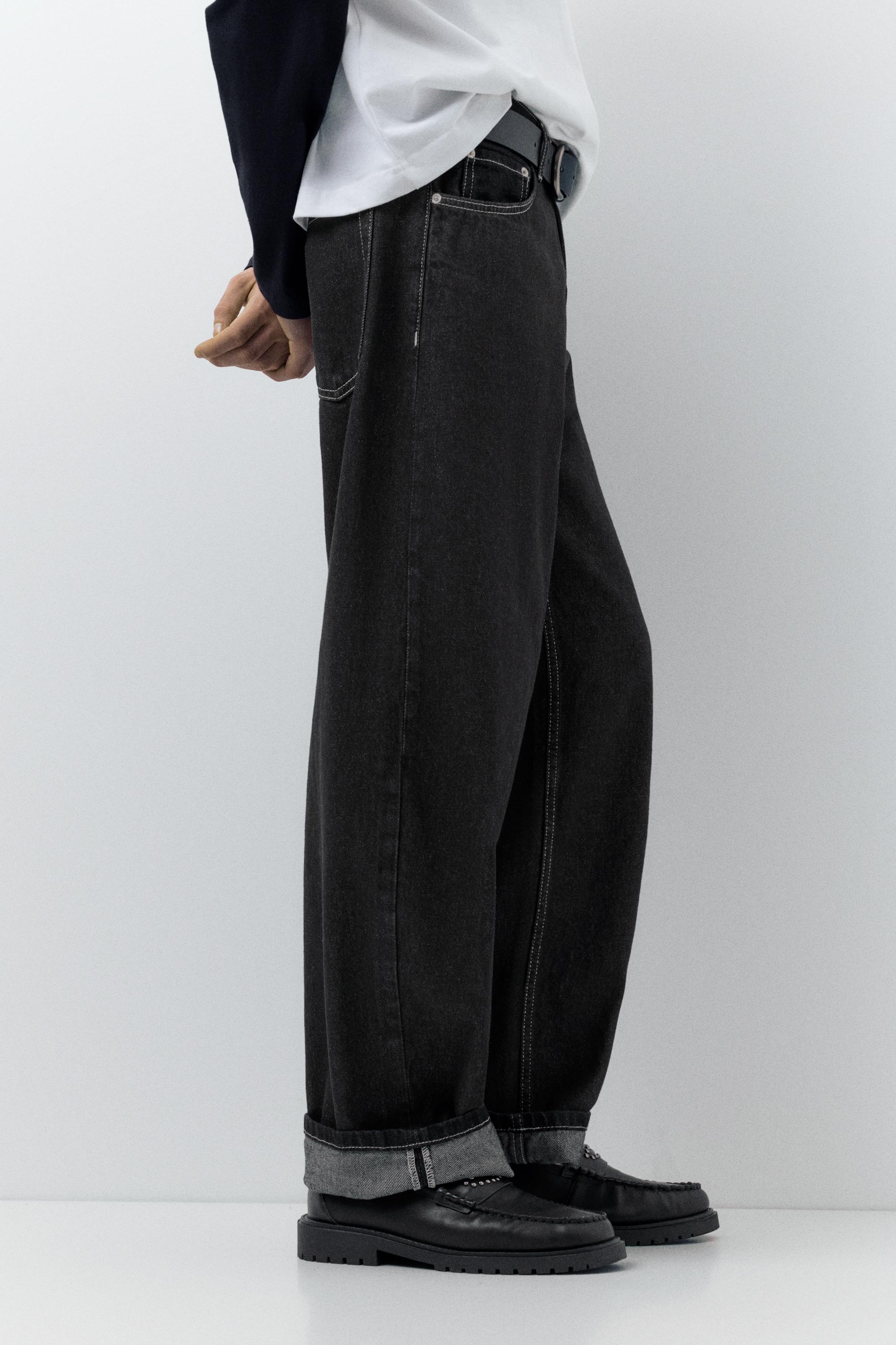 Baggy balloon jeans — Black