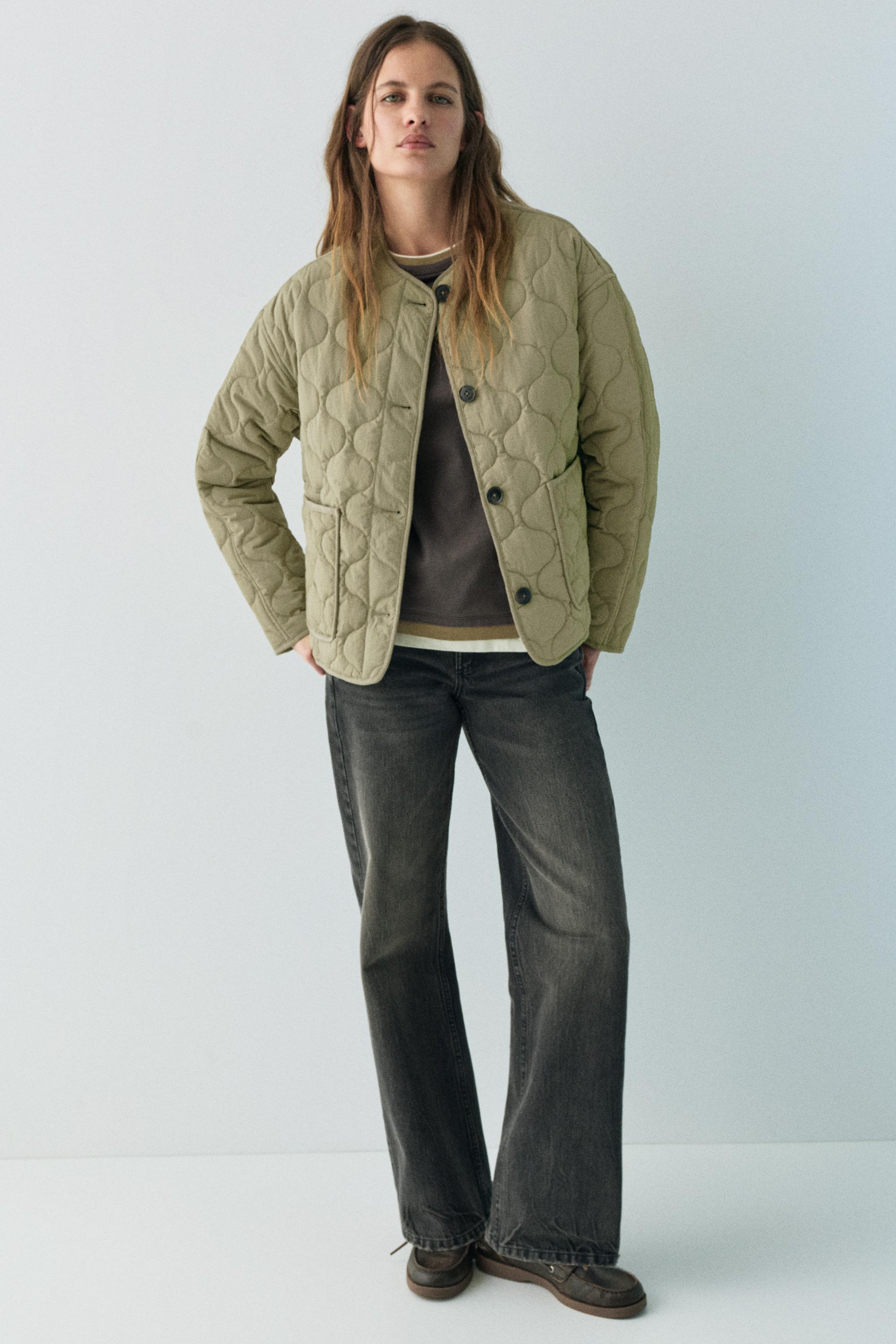 Lightweight padded jacket — Khaki