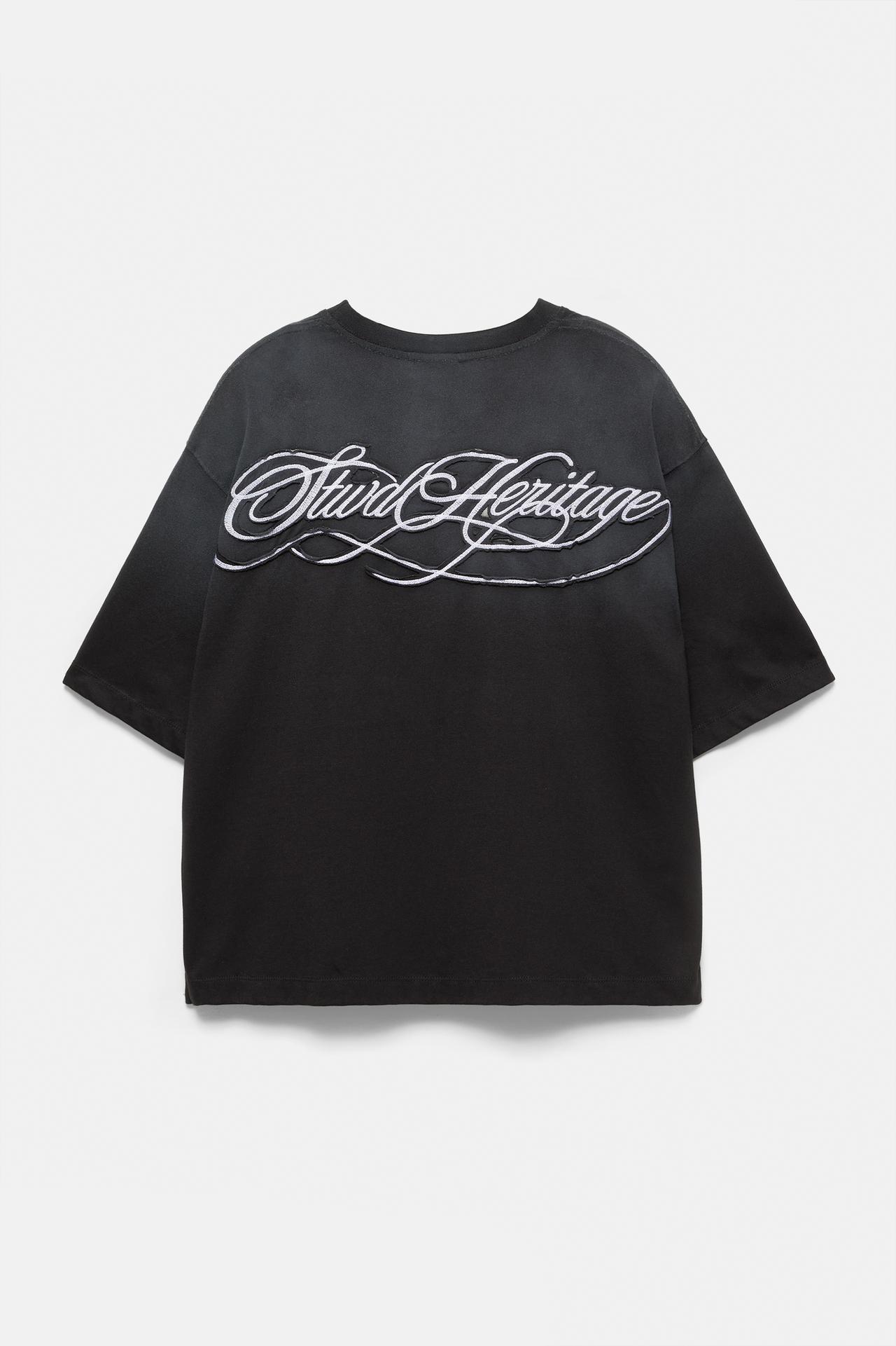 STWD ombré T-shirt — Black