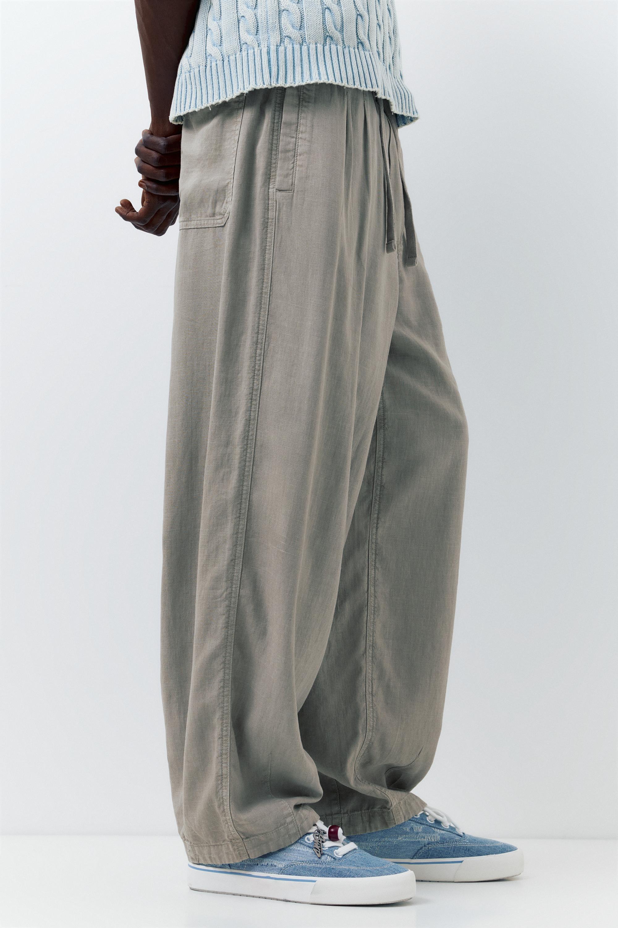 Ketenli jogger pantolon - Görsel 27