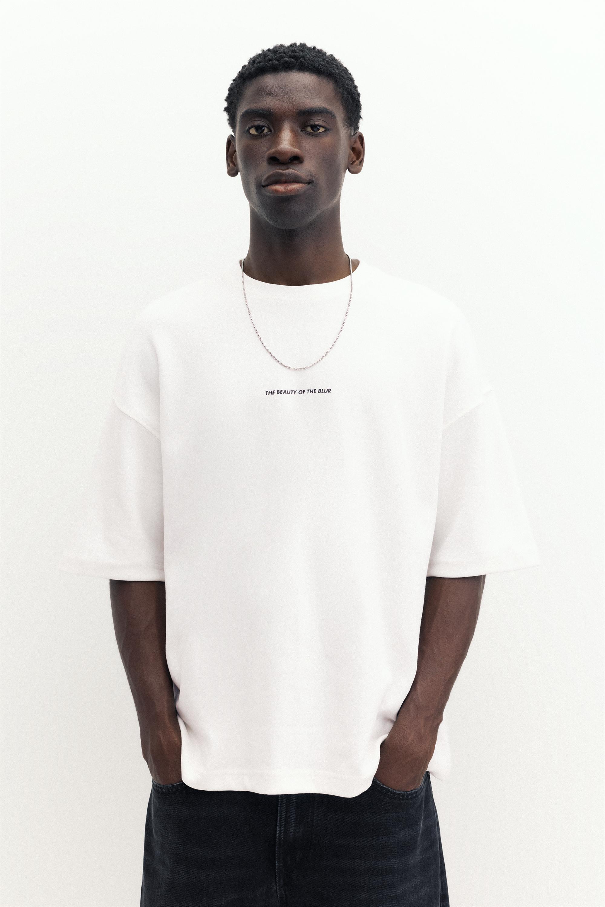 Interlock photographic T-shirt — Off white