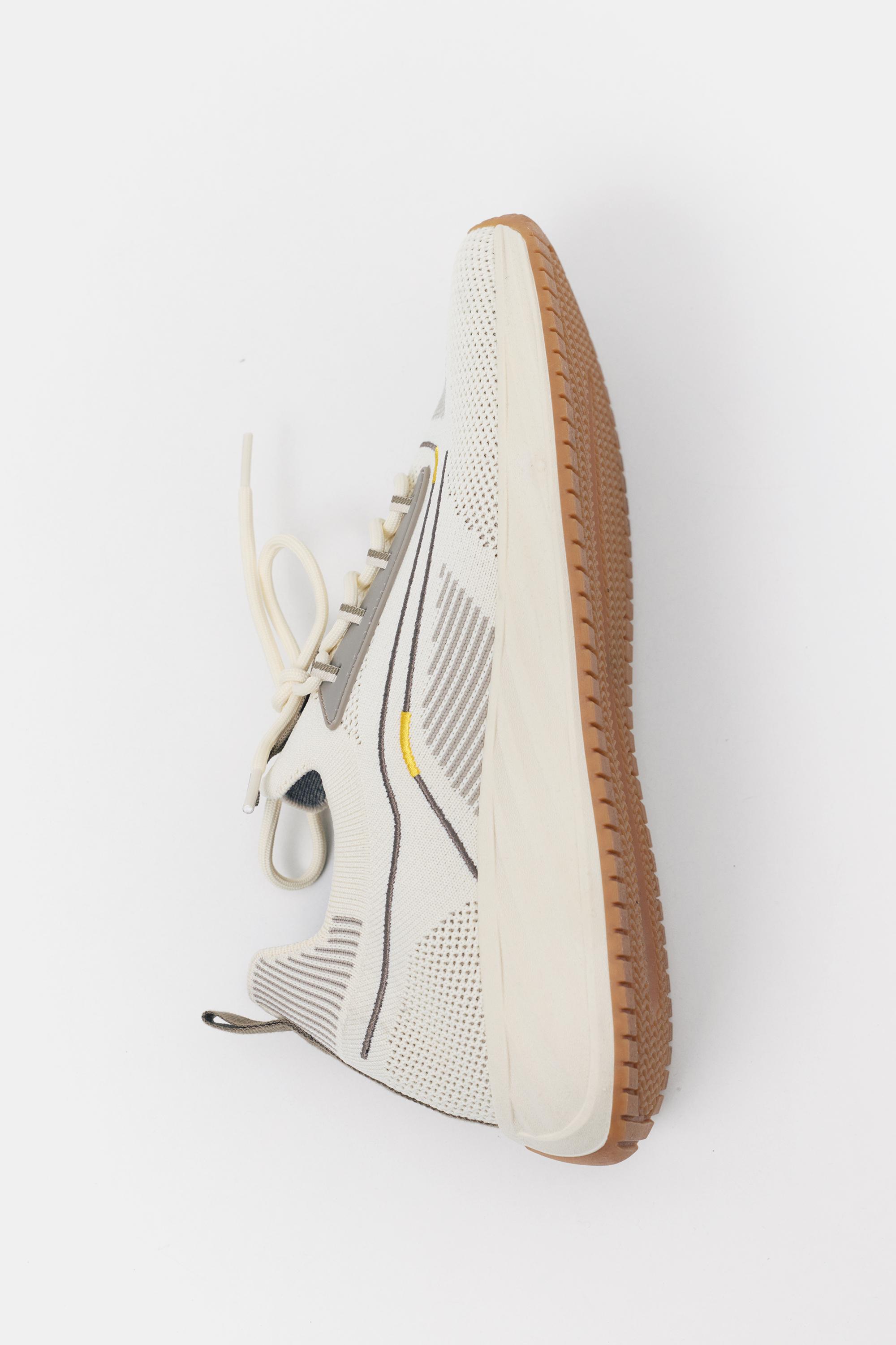 Fabric trainers — Ecru