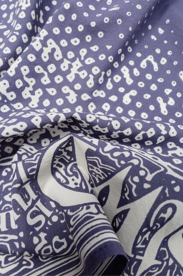 STWD paisley print bandana — Violet 3