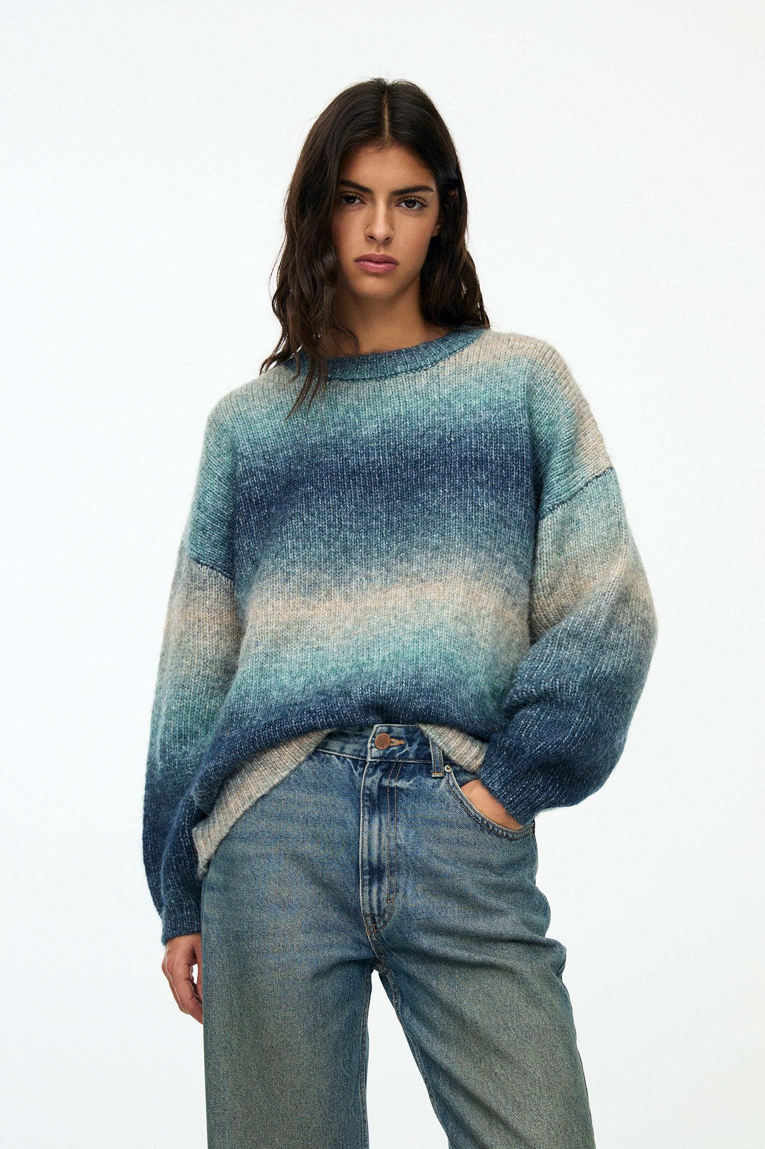 Ombre desenli oversize kazak_6