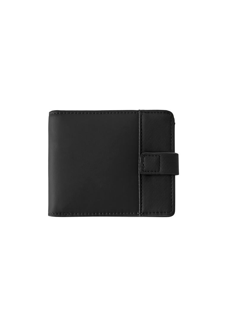 Rubberised wallet — Black