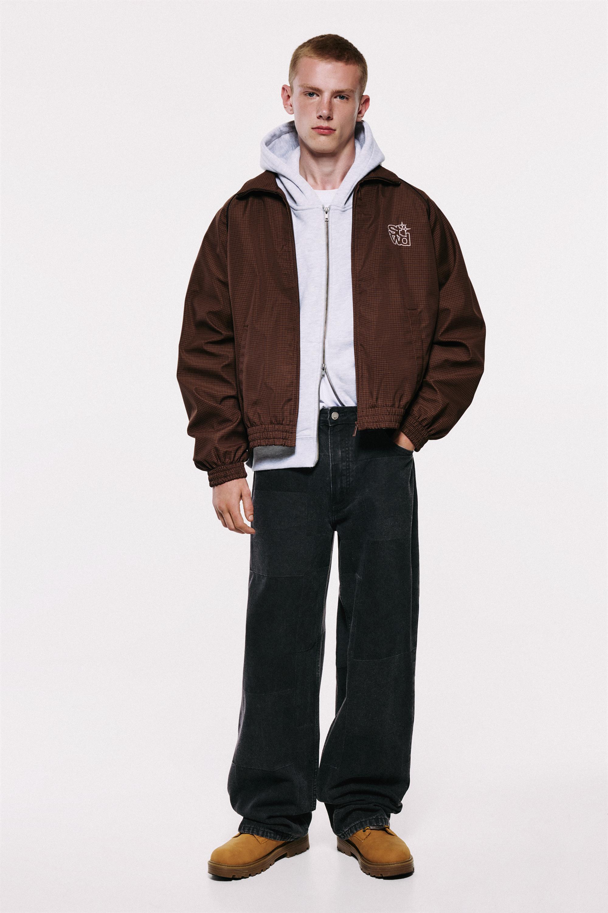 Jeans relaxed jacquard
