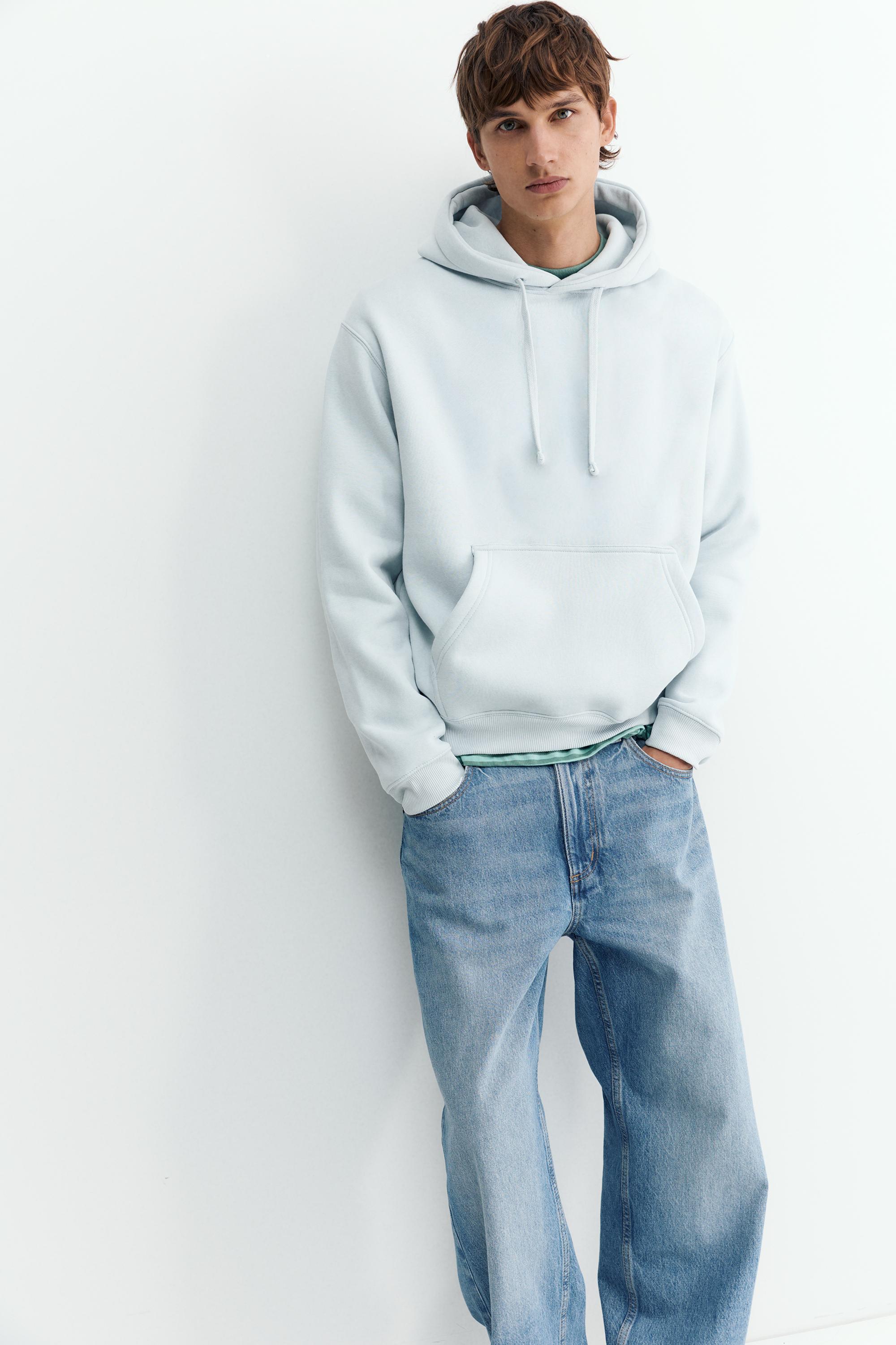 Basic hoodie — Sky blue