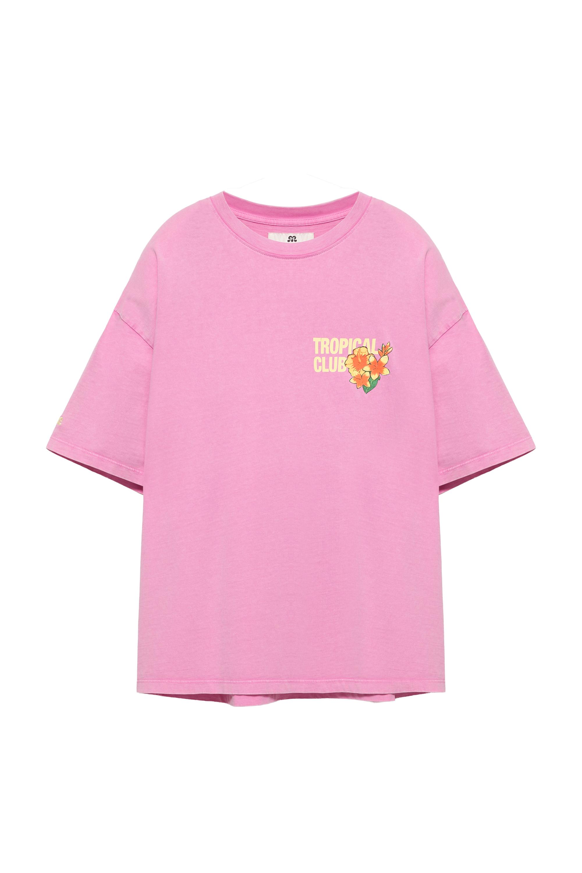 Pull&Bear Botafogo Beach oversize tişört görsel 8