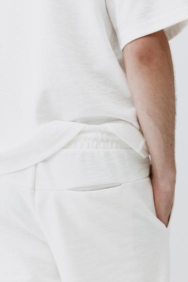 Relaxed fit Bermuda shorts — Off white 6
