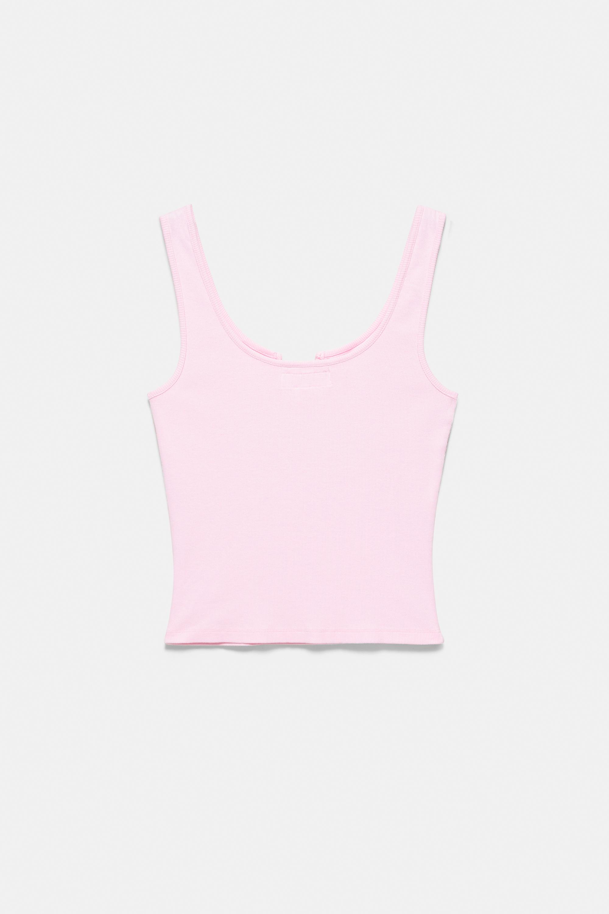 Pink studded tank top — Pink
