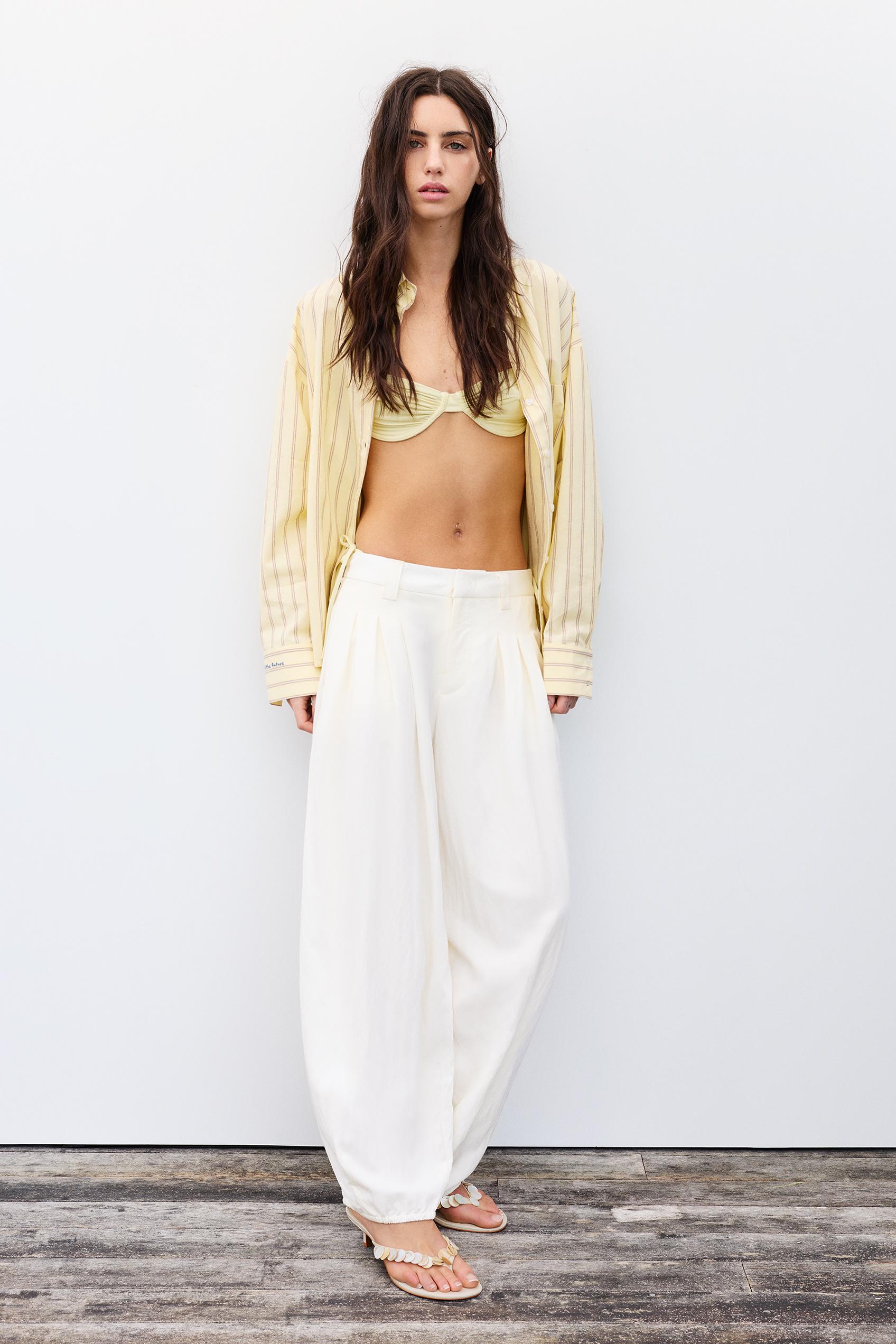 Pensi detaylı şalvar pantolon - Görsel 29