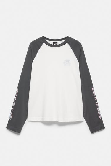 STWD raglan sleeve T-shirt — Off white 6