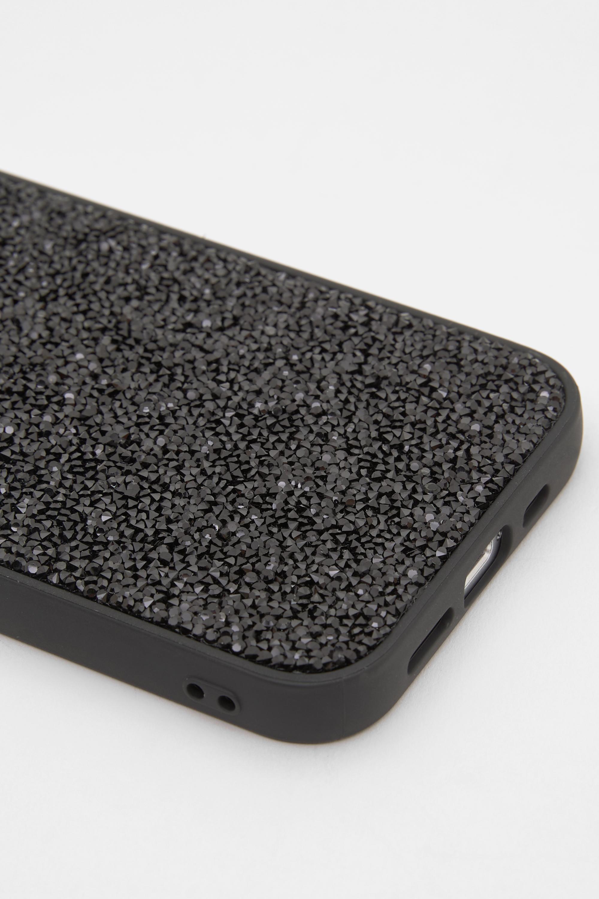 Shimmery iPhone case — Black