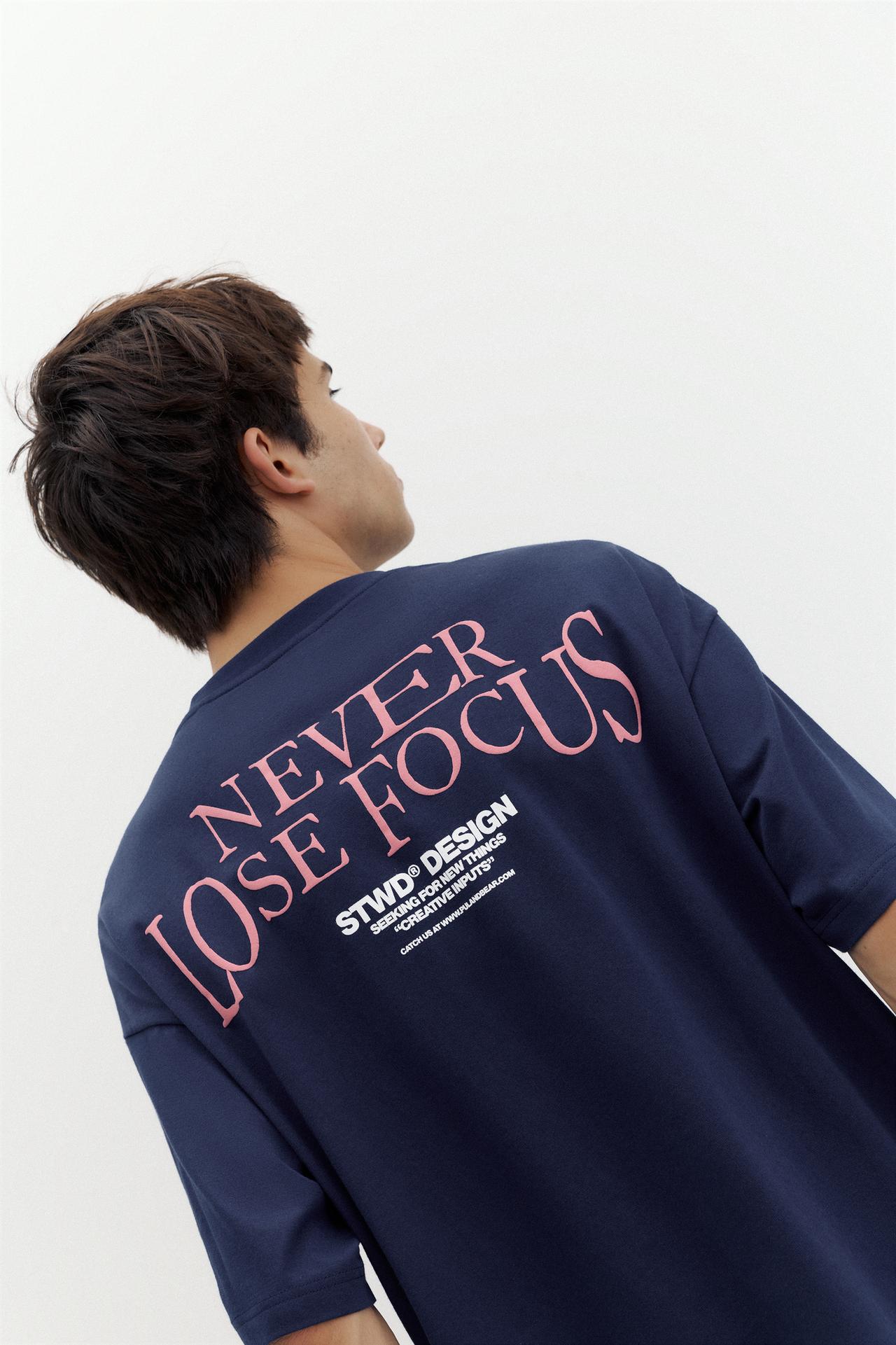 STWD graphic T-shirt — Dark blue
