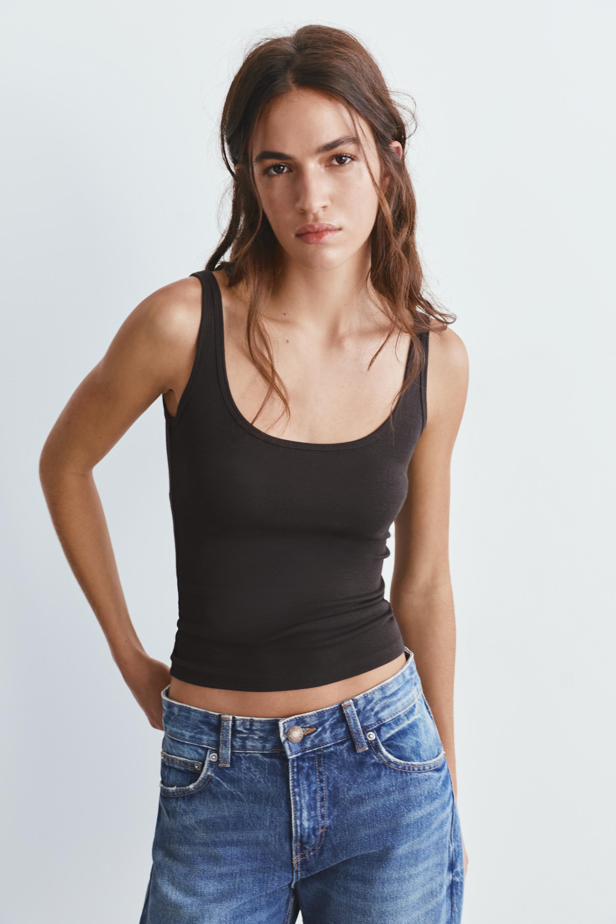 Modal askılı tank top - Görsel 16