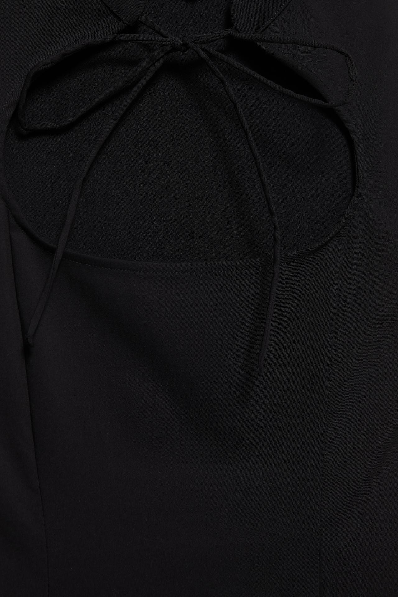 Short bow dress — Black